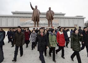 Lunar New Year's Day in Pyongyang