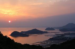 Chichibugahama beach in Japan