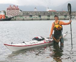 Japanese makes solo kayak trip from Philippines to Taiwan