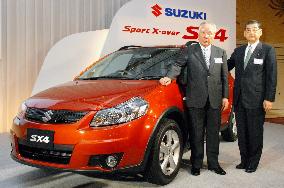 Suzuki's small SX4 SUV developed with Fiat debuts in Japan
