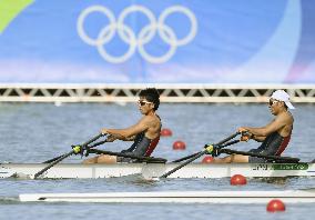 Olympics: Japanese pair in men's lightweight double sculls