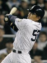 Yankees' Matsui his 1st home run of season