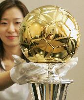 Takashimaya to sell golden soccer ball to mark World Cup