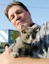 '4-eared' kitten in Russia