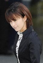 Actress Sakai released on bail following Aug. 8 arrest