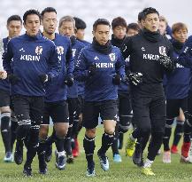 Soccer: Japan prepare for Brazil friendly