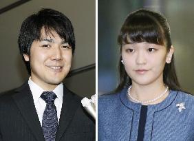 Wedding ceremony of Princess Mako eyed on Nov. 4 next year: sources