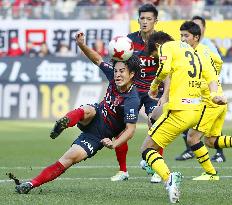 Kashima striker Kanazaki