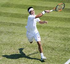 Tennis: Nishikori at Wimbledon