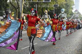 Day of the Dead parade in Mexico