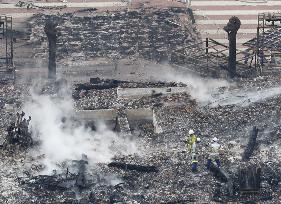 Fire at historic castle in Okinawa