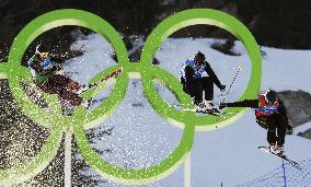 Switzerland's Schmid wins gold in freestyle ski cross