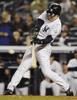 N.Y. Yankees' Matsui 1-for-4 with an RBI against L.A. Angels