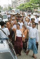 Hundreds march again in Myanmar to protest price hikes
