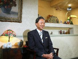 Hatoyama in interview after election victory