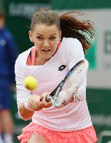 Radwanska plays in 4th round of French Open tennis tournament