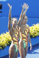 Japanese pair advance into synchronized swimming final