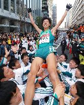 Aoyama Gakuin wins 3rd straight Tokyo-Hakone ekiden