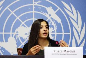 Syrian refugee swimmer becomes UNHCR goodwill envoy
