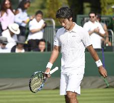 Tennis: Japan's Sugita loses in Wimbledon 2nd round