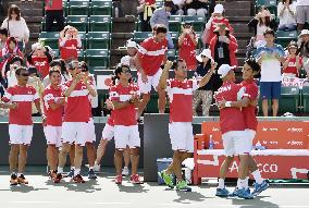 Tennis: Japan downs Brazil, remains in Davis Cup World Group