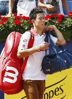 CORRECTED: Tennis: Nishikori at Barcelona Open