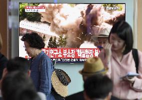 N. Korea nuclear test site is dismantled