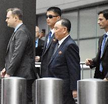 N. Korea's Kim Yong Chol meets Pompeo