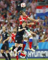 Football: Croatia vs Russia at World Cup