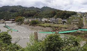 Powerful typhoon in Japan