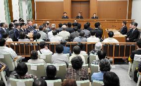 Hiroshima court rejects war orphans' damages claim