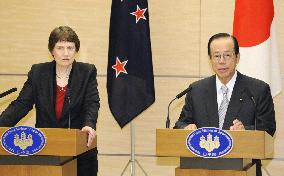 Fukuda, New Zealand's Clark voice concern over high food prices