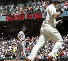 Darvish takes 1st major league loss