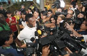 Nigerian soccer team arrives in Brazil