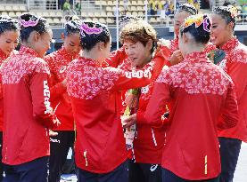 Olympics: Japan wins synchronized swimming team bronze