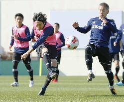 Football: Japan prepare for East Asian tournament