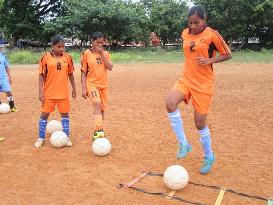 Indian girls orphaned by Tsunami, saved through football
