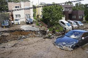 Strong earthquake hits Hokkaido