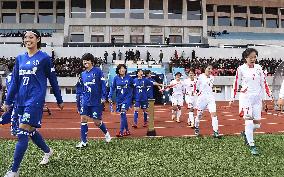 N. Korea, Japan students play football