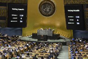 U.N. General Assembly on Chagos Islands