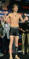 Boxing: WBO title bout weigh-in