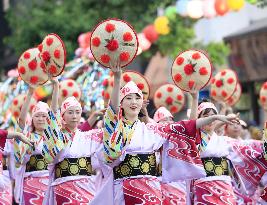 Traditional festival in Yamagata, Japan