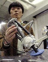 Endoscope operation robot with disposable arm developed