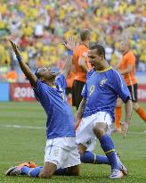 Brazil vs Netherlands in World Cup quarterfinal