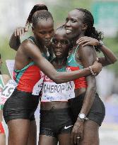 Kenyan female marathoners at world c'ships