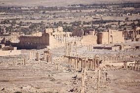 Palmyra ruins in Syria after ISIS's withdrawal