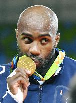 Olympics: Riner wins judo over 100-kg gold