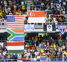 Olympics: Medal ceremony for men's 100-meter butterfly