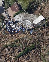 Landslide in Japan