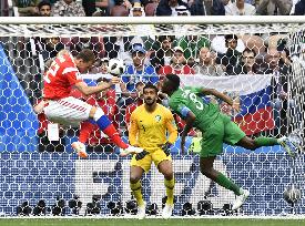 Football: Russia vs Saudi Arabia at World Cup